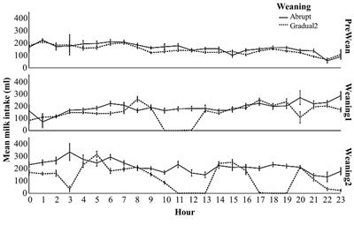 Gradually weaning goat kids may improve weight gains while reducing weaning stress and increasing creep feed intakes